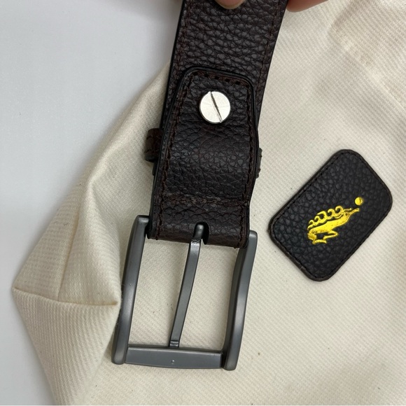 Calfskin men’s leather belt with card holder/ best gift 🎁 - Picture 4 of 12